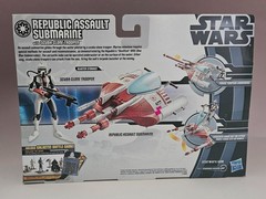 Star Wars Republic Assault Submarine Scuba Trooper Clone Wars Collection CW 3.75