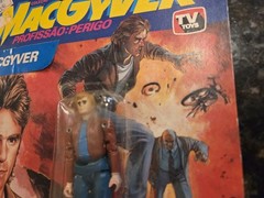 1993 Macgyver Figure Glasslite Brazil NEW NIB ULTRA RARE PLEASE READ