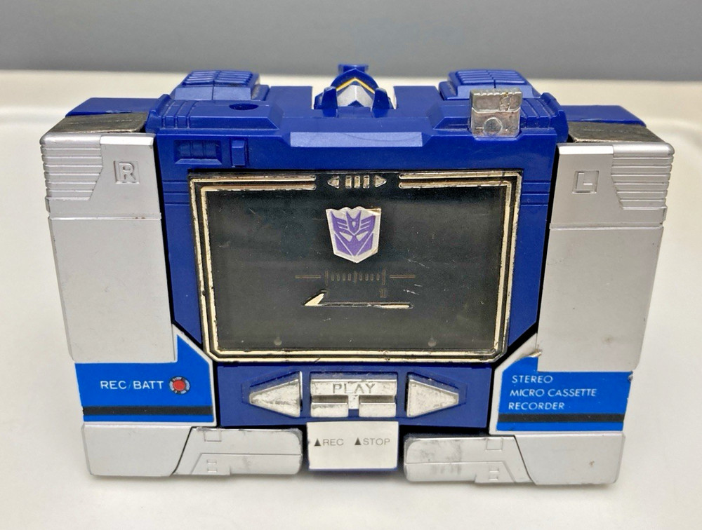 1983 Vintage Transformers G1 Takara Soundwave Cassette Player Action Figure READ