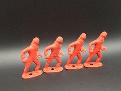 MPC Ring Hand Revolutionary War Soldiers Lot Of 14 Weapons Accessories Hong Kong