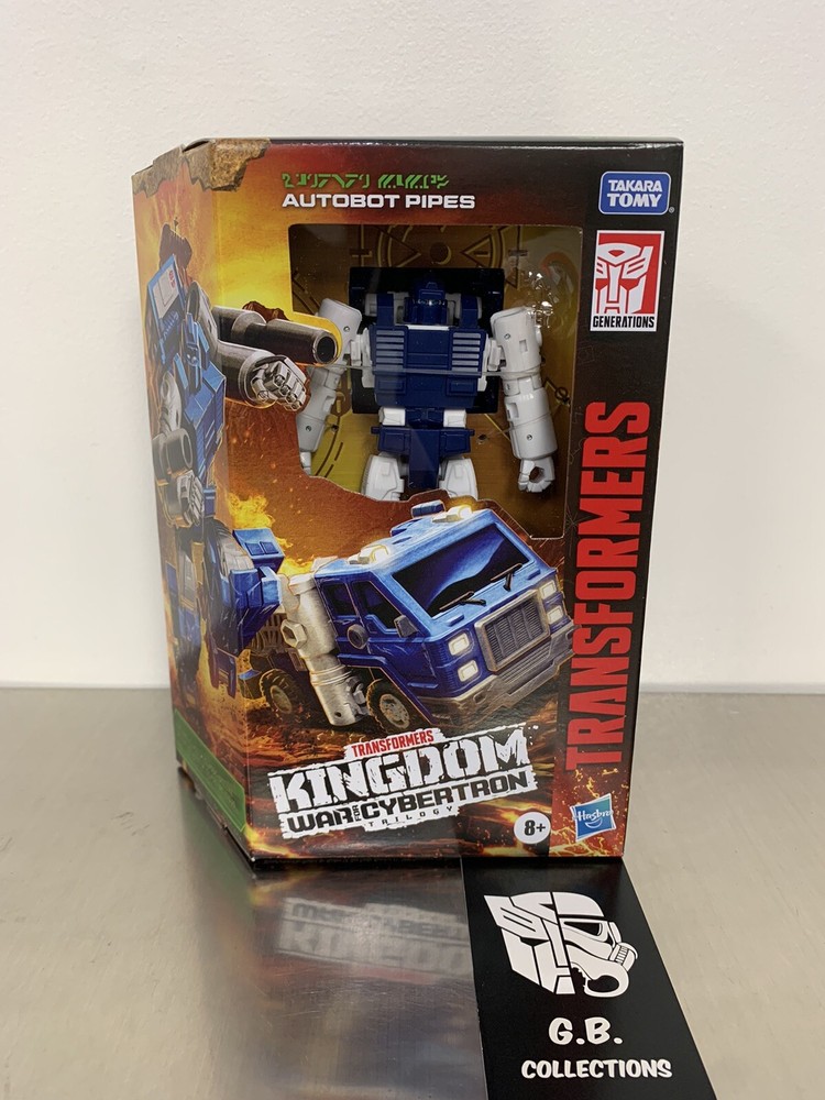 Transformers War For Cybertron Kingdom Autobot Pipes DLX Class New Sealed