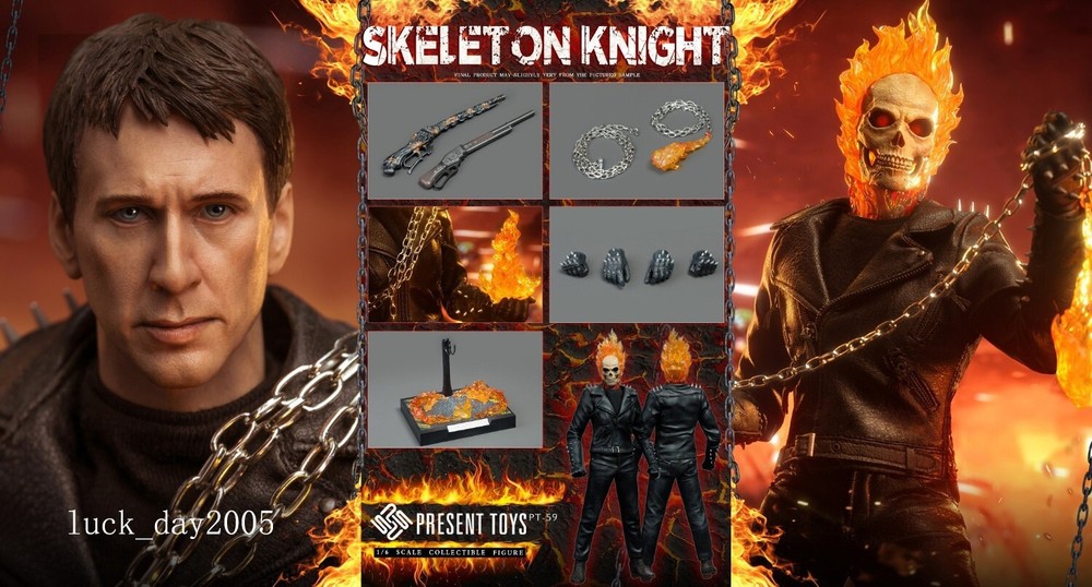 PRESENT TOYS PT-sp59 Hell Skeleton knights Ranger(light-up) 1/6 FIGURE IN STOCK