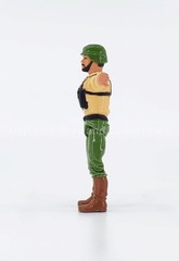 GI JOE COMANDOS EM ACAO FORCA BRUTA CORONEL CORAGEM w/ FILE CARD BRAZIL ESTRELA