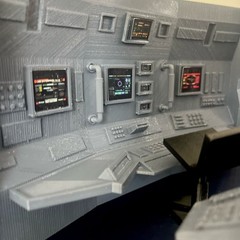 Custom USS Enterprise (NX-01) Bridge for 4.5 IN (1:16) FIGURE