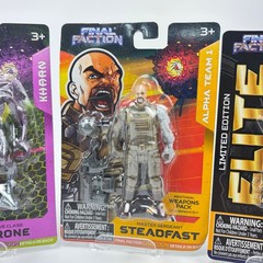 Final Faction Alpha Team 1 Kharn Action Figure Lot 7pc Elite Limited Edition NEW