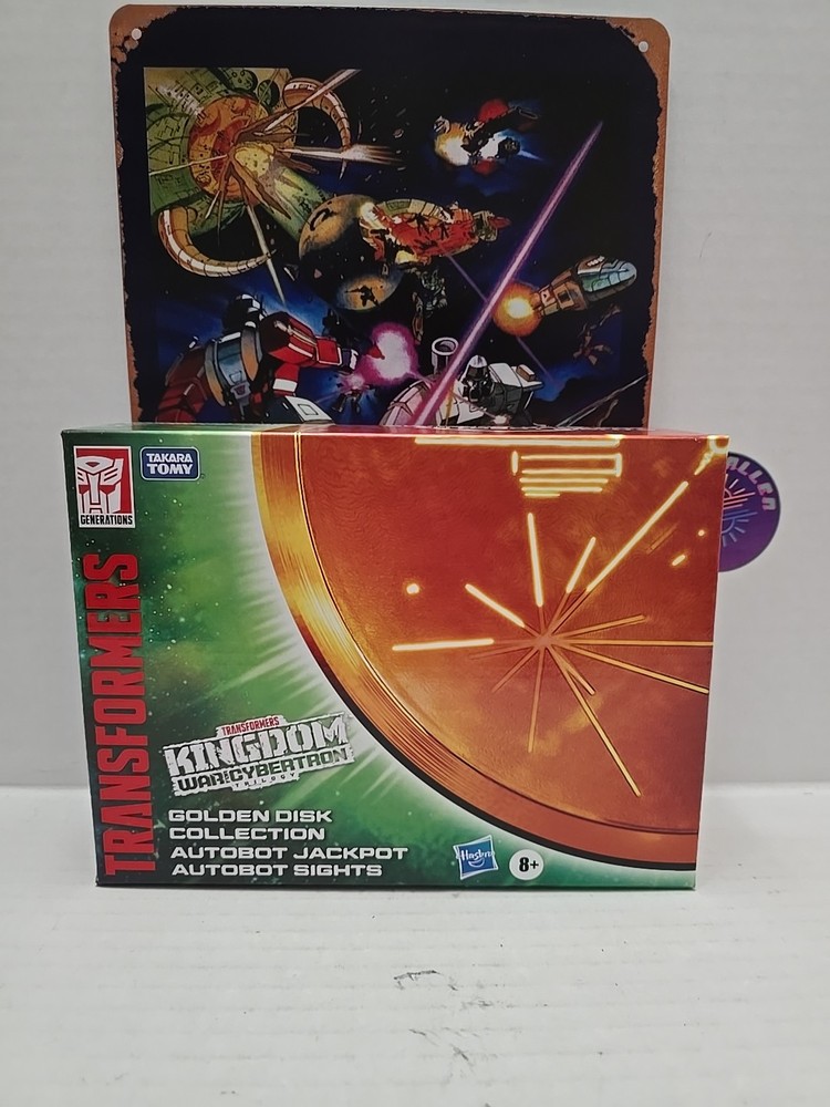Transformers WFC Kingdom Jackpot & Sights Golden Disk Collection