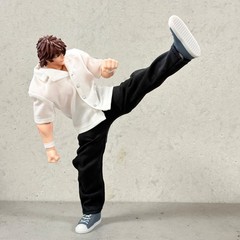 BW-BK-SHT-SET: 1/12 Fabric Outfit with shoes for Storm Arena Baki Hanma Figure
