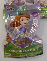 Sofia The First Collectible Mini Figure Series 1 Lot Of 3 Blind Bags Brand New