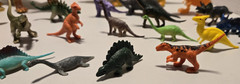 Lot of 28 Dinosaur Figures Mixed Plastic Toys Mini & Large Playset Random Bundle