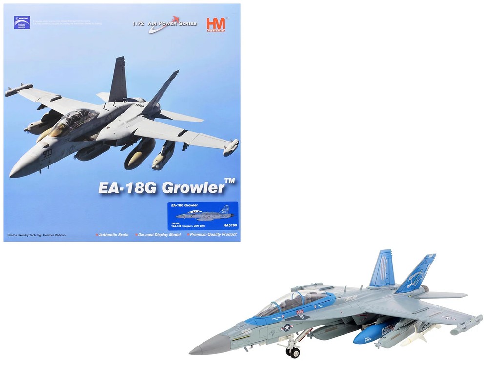 Boeing EA-18G Growler Aircraft “168256 VAQ-139 Cougars” (2025) United States Nav