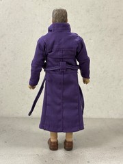 SU-CH-LTC-S-PP: 1/12 slim Purple Wired Trench Coat for 6 inch slim action figure