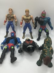 Vintage Mix He-Man MOTU Masters of the Universe Lot of 6 Action Figures