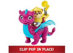 Paw Patrol, Rescue Knights Rubble & Dragon Blizzie Action Figures Set – Ages 3 +
