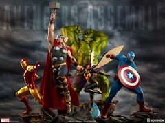 THOR AVENGERS ASSEMBLE PREMIUM FORMAT FIGURES SIDESHOW EXCLUSIVE