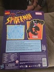 2024 Marvel Legends SpiderMan Retro Card Venom Figure 85th Walmart Exclusive New