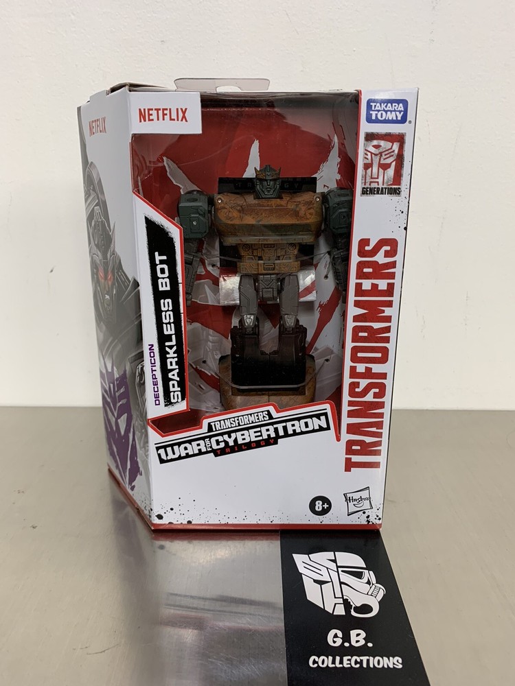 Transformers War For Cybertron Netflix Series Sparkless Bot DLX Class New Sealed