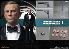 Eleven X Kai Studio 1/6 Agent Man James Bond Daniel Craig Suit Action Figure