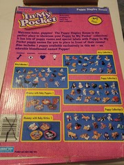 Vintage Hasbro Toys 1994 MEG Puppy In My Pocket Tuxedo 90s Display Playset Box