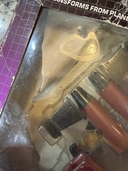 Transformers Original G1 1985 Jet Thrust With Box: Not Complete- See Notes