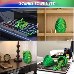 3D Printed Dragon Egg Full Articulated Crystal Dragon Fidget Toy Home Decor Toys