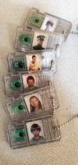 Lot Of 40 Star Wars Hard Plastic Dog Tag Neck Chain By Hasbro 1999 Collectable
