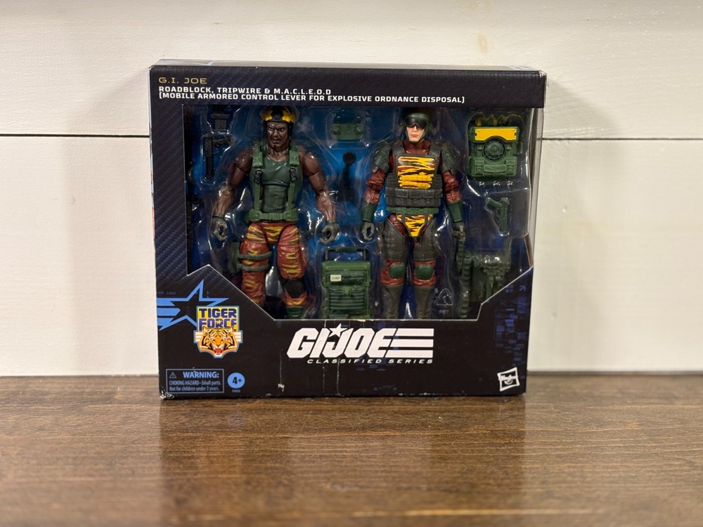 GI Joe Classified #126 Tiger Force Roadblock, Tripwire, & M.A.C.L.E.O.D.