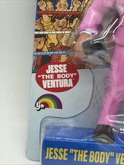 Mattel WWE Superstars Jesse “The Body” Ventura Blue Card Figure + Poster LJN