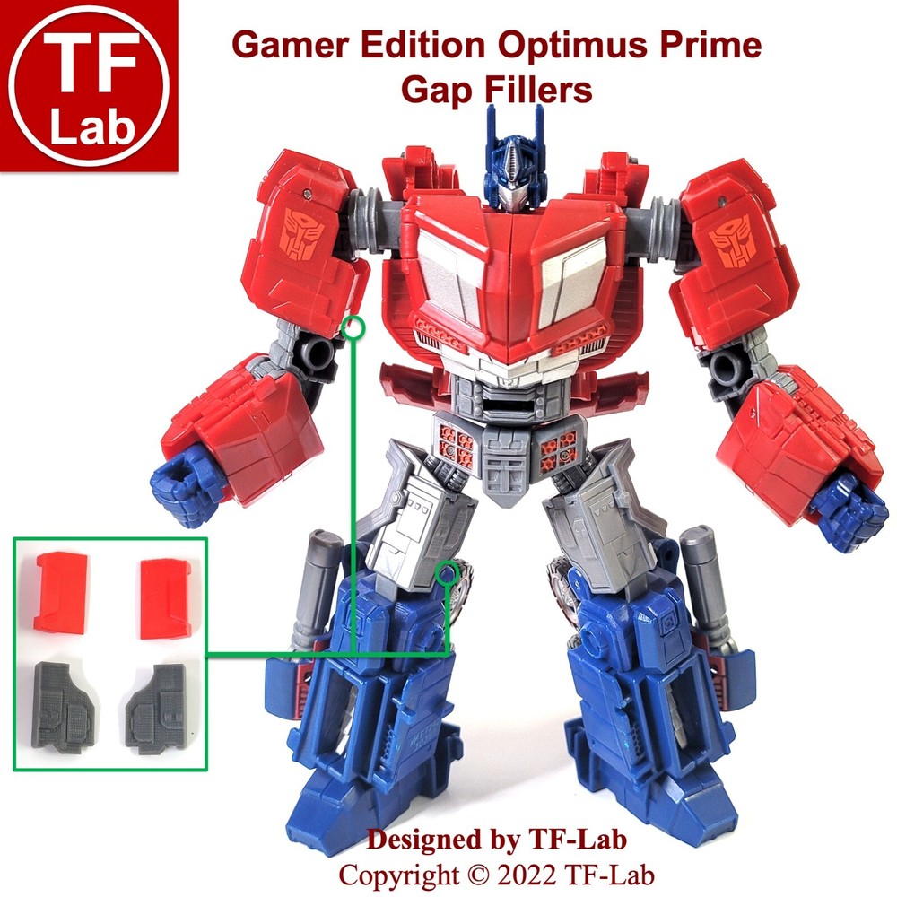 Gap Fillers Upgrade Kit for Transformers Studio Series 03 Gamer Optimus Prime