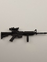 1/12 scale M4A1 Assault Rifle Soldier Weapon Model Toy for 6″ Action Figure Doll