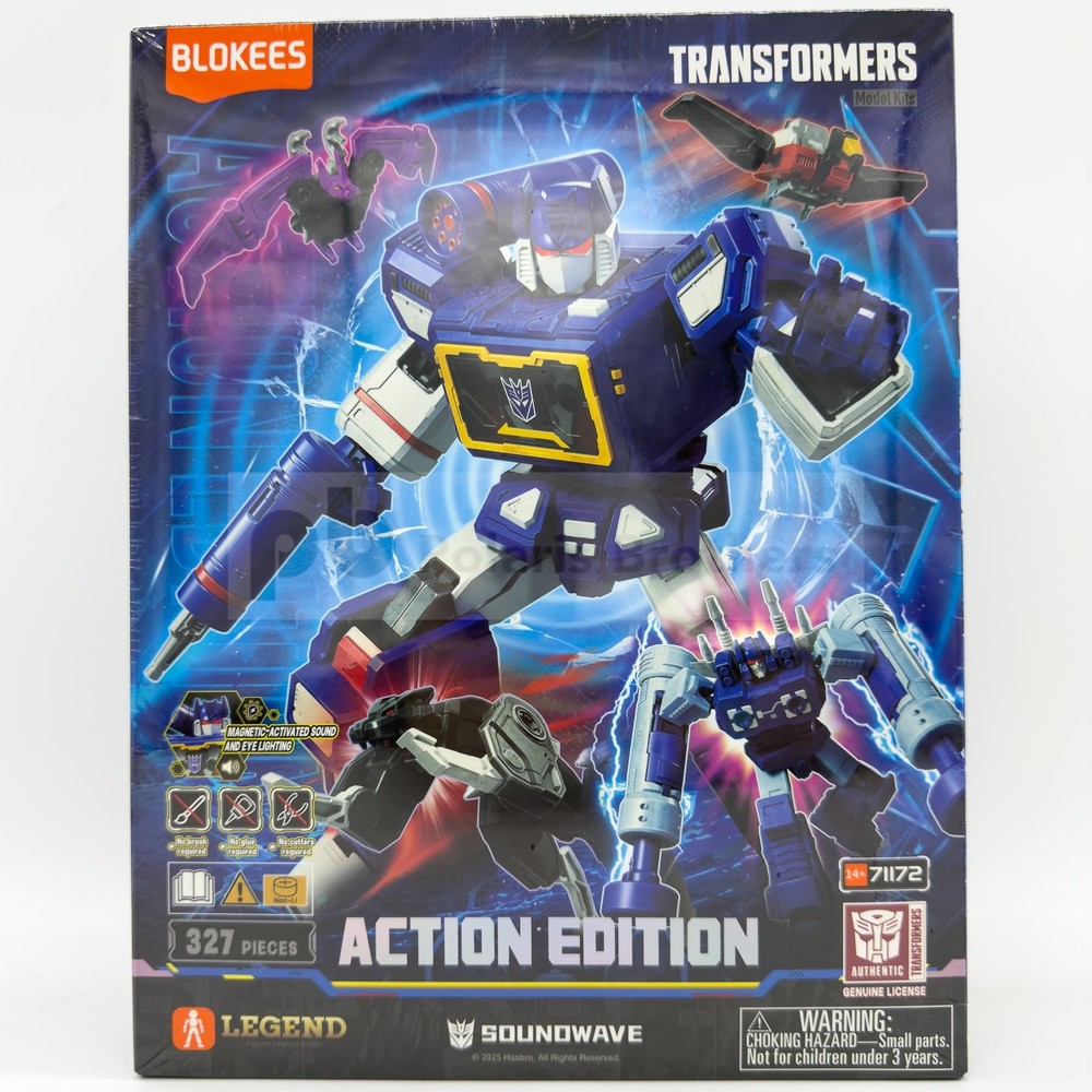 Transformers Soundwave G1 Action Edition AE03 Blokees Model Kit – In Hand!
