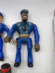 Vintage 1989 Kenner Police Academy Action Figures Lot Of 5 Officers and Civilian