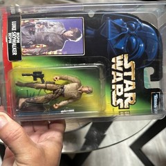Rare STAR WARS MARK HAMILL SIGNED 1997 Luke Skywalker Figure Card Star Case