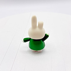 Miffy’s Adventures Miffy Figurine Bent Ear Green Shirt Figure Rabbit Bunny