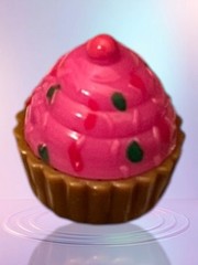 NEW Shopkins Figure Dark Pink White Purple Cupcake