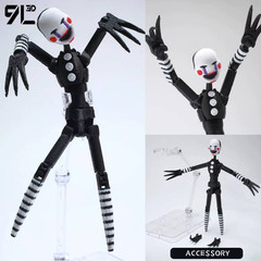9L3D Printed FNAF Freddy Fazbear’s Fantasy Warrior Action Figure