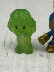 Ooshies Mini Superhero Figures Lot of 11 Marvel DC Batman Ear Flaw See Photos