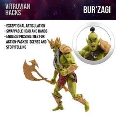 Bur’Zagi Mighty Orc Sovran -Vitruvian H.A.C.K.S. 1:18 Scale Action Figure