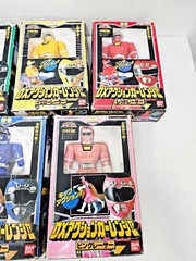 Gekisou Sentai Carranger DX 5pc lot Red Yellow Red Pink Blue Green