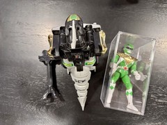 1993 Mighty Morphin Power Rangers Dragonzord Megazord Signed:Jason David Frank
