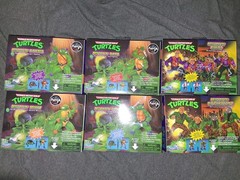 Teenage Mutant Ninja Turtles Mutatin Donnie,Leo,Mikey,Raph,Rocksteady Lot Of 6