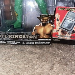 WWE Jakks Deluxe Aggression Series 17 Kofi Kingston Figure w/ Denting Chair