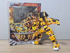 Metal Cardbot W tachy Transforming Robot Action Figure Toy Korean Anime