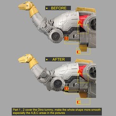 Filler Filling Parts Replacement Foot Mask Upgrade Kit For SS86 Sludge
