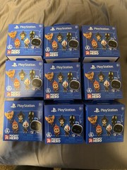 9 UNOPENED! Playstation Pocket Hero 2″ Video Game Figure Bag Clips