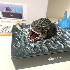 Godzilla -1.0 Box Tissue Case Figure Minus One Sea Ver. Japan 200x130x200mm NEW