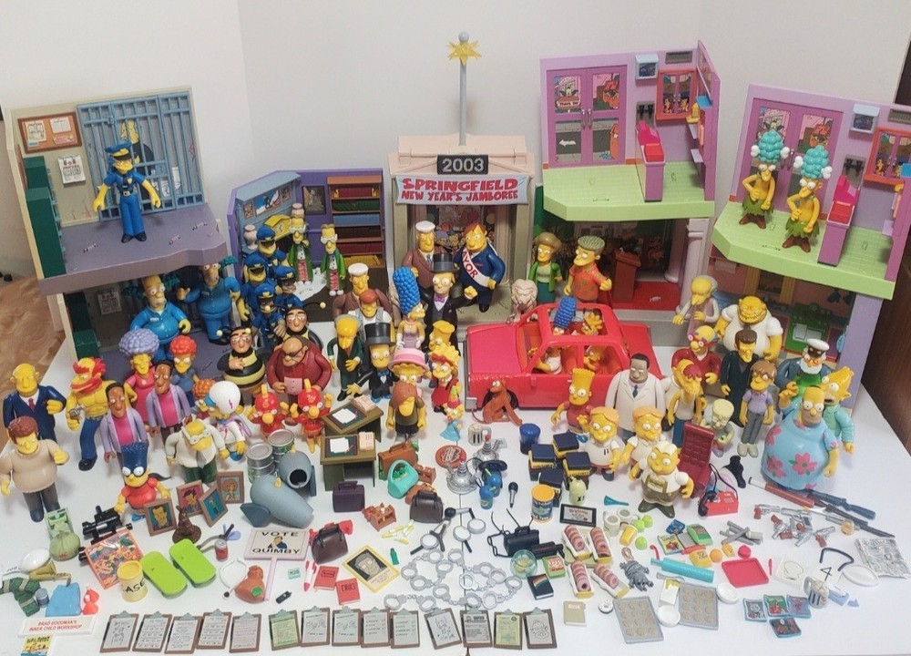 The Simpsons Interactive Environment Figure Toys Lot 59 Figures Scene Accessorie