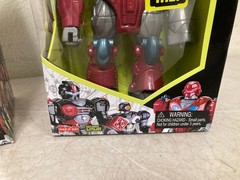 M.A.R.S. Motorized Attack Robo Squad Black & Blue Robot Action Figures Lot 2