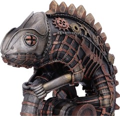 Nemesis Now Steampunk Mechanical Chameleon Lizard Bronze Figurine, 22.3cm, Bronz
