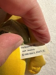 20th Century Fox The Simpsons Marge Plush/Plastic Figures LOT of 2 VTG 1990