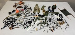 GI Joe Lot With Clothes And Accessories Weapons Ammo Figures